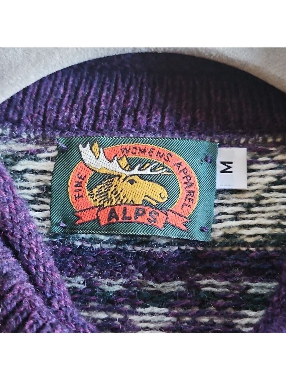 Vintage Alps Women's Sweater Size M - Picture 4 of 4
